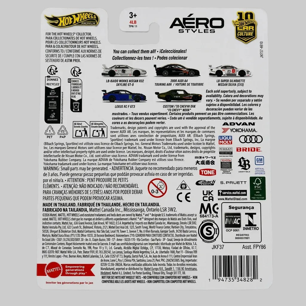 Hot Wheels Premium Custom 70 Chevy Nova Aero Styles