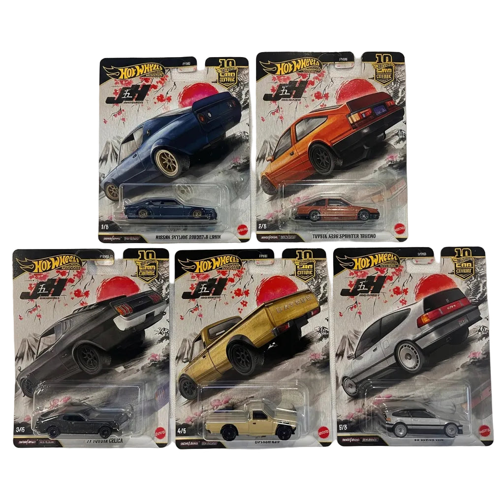 Hot Wheels Premium Car Culture Japan Historics 5 – Set of 5