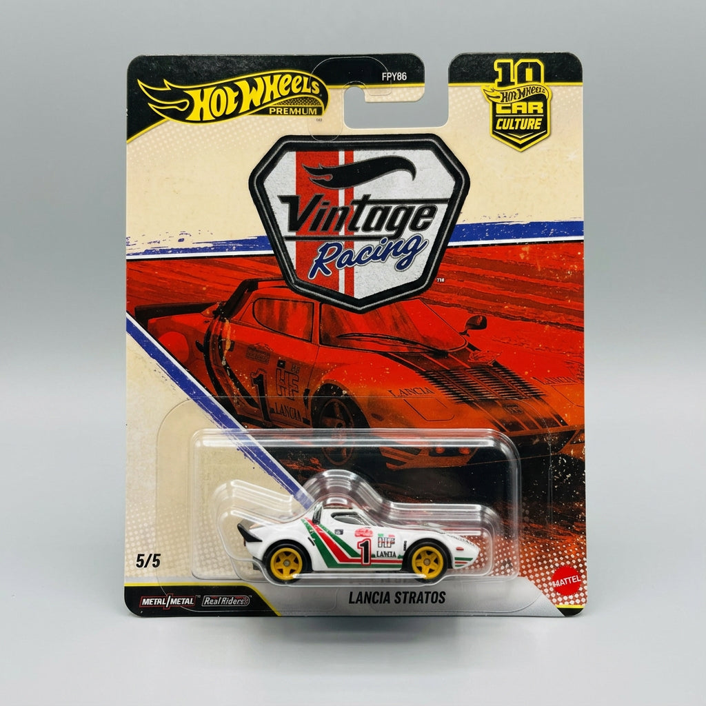 Lancia Stratos Vintage Racing front packaging