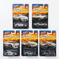 Hot Wheels Silver Series Fast & Furious complete set of five front
