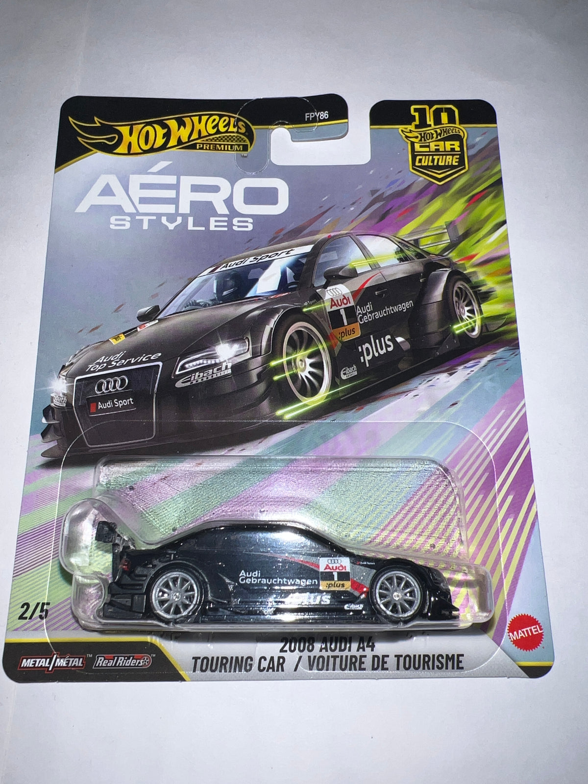 Hot Wheels Premium 2008 Audi A4 Touring Car – Aero Styles