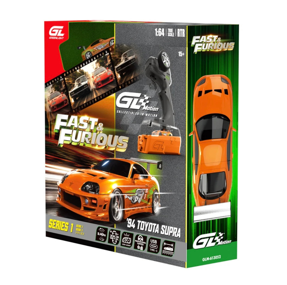 Greenlight Motion Brian’s 1994 Toyota Supra RC combo set details