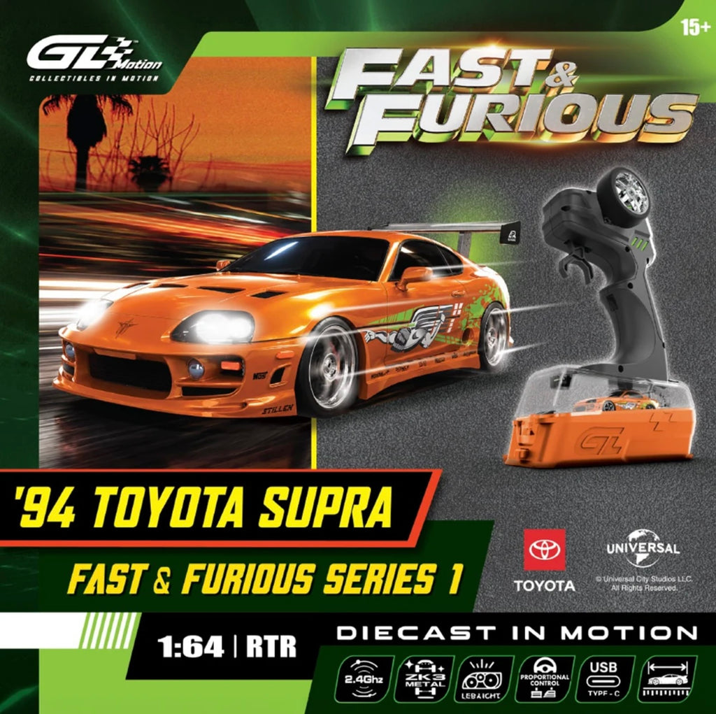 Greenlight Motion Brian’s 1994 Toyota Supra RC combo set details