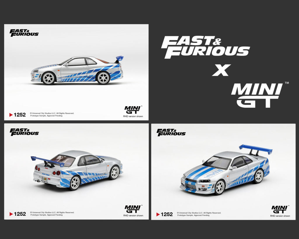 MINI GT Nissan Skyline GT-R C-West Brian O’Conner — product view 1