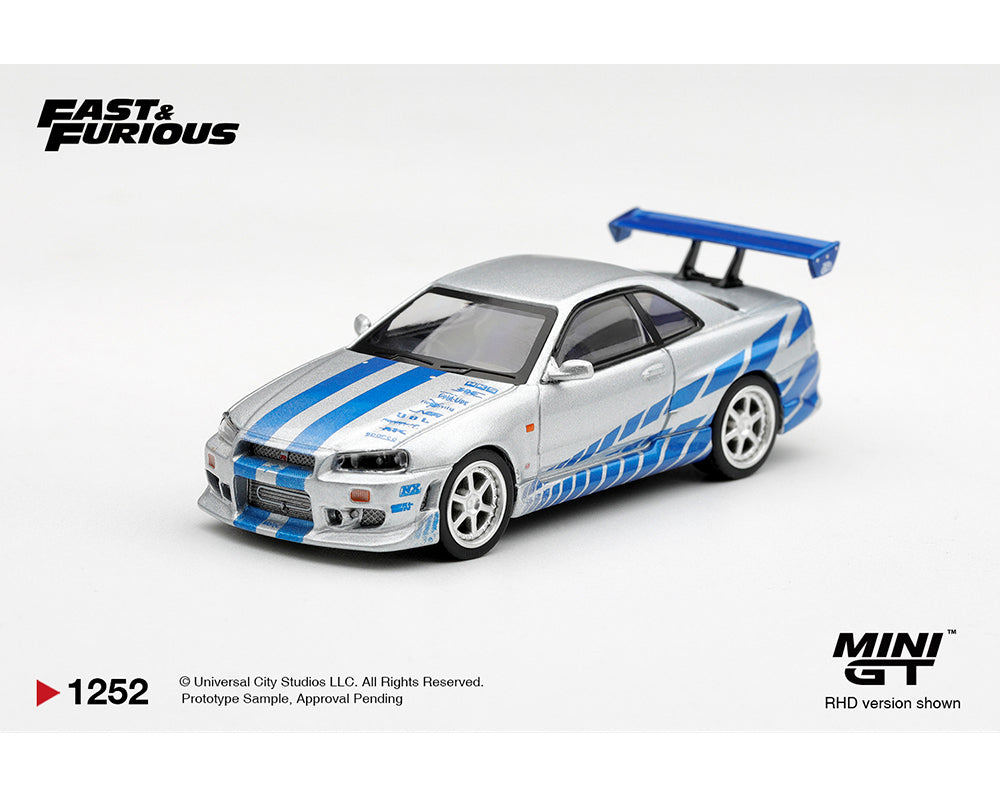 MINI GT Nissan Skyline GT-R C-West Brian O’Conner — product view 2
